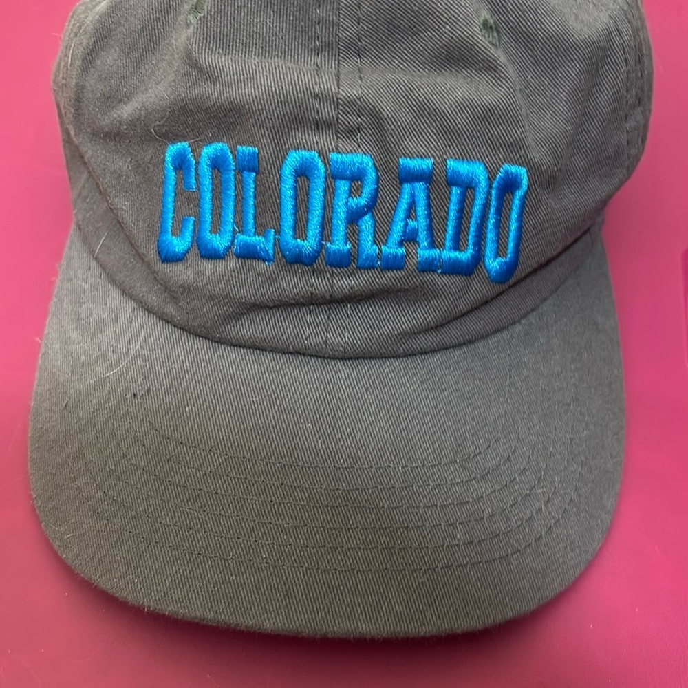 Heritage Collection Colorado‎ Embroidered Baseball Cap Gray Adjustable Strap